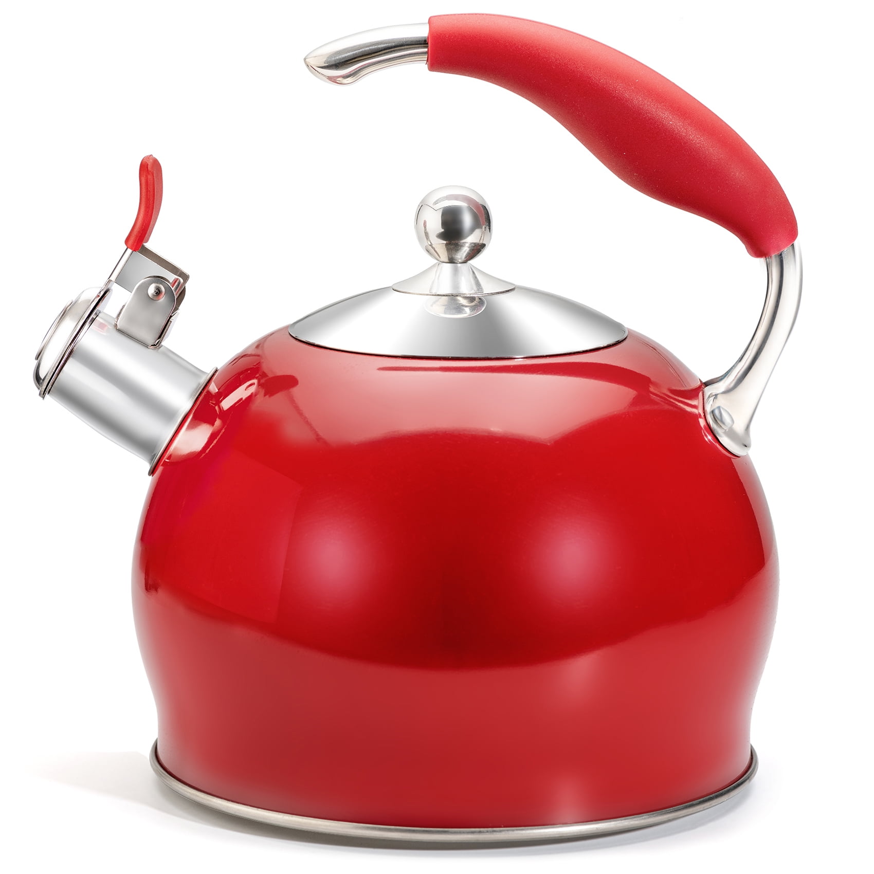 Kitchen Details 3.6 Quarts Stainless Steel Whistling Stovetop Tea Kettle &  Reviews