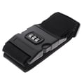 thumbnail image 1 of 1Pc Travel Luggage Suitcase Secure Lock Durable Nylon Packing Strap Belt Black, 1 of 6