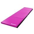 thumbnail image 4 of Matladin 8' Folding Gymnastics Gym Exercise Aerobics Mat, 8ft x 2ft x 2in PU Leather Tumbling Mats(Purple), 4 of 8