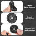 thumbnail image 2 of Uxcell 10-Pack Rubber Grommets for Wiring 35mm Petal-Shaped Desk Hole Grommet, 2 of 7