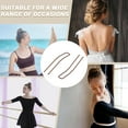 thumbnail image 5 of 30 Pcs U Shaped Hair Pins 3 Inch Ballet Buns Bobby Pins Hair Clips Brown Metal U Shaped Hairpins for Updo Bun with Storage Box Hairs Accessories, 5 of 5