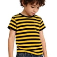 thumbnail image 2 of Tiijoy Toddler Boys Striped Short Sleeve T Shirt with Pocket Casual T-Shirt, Sizes 2-13, 2 of 5