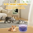 thumbnail image 6 of EVNELE Cat Water Fountain 81oz/2.3L, Automatic Pet Water Dispenser for Cats & Small Dogs, Ultra Quiet Pump, Detachable Tank, BPA-Free, Easy to Clean, Gifts for Christmas & Pet Lovers, Purple, 6 of 6