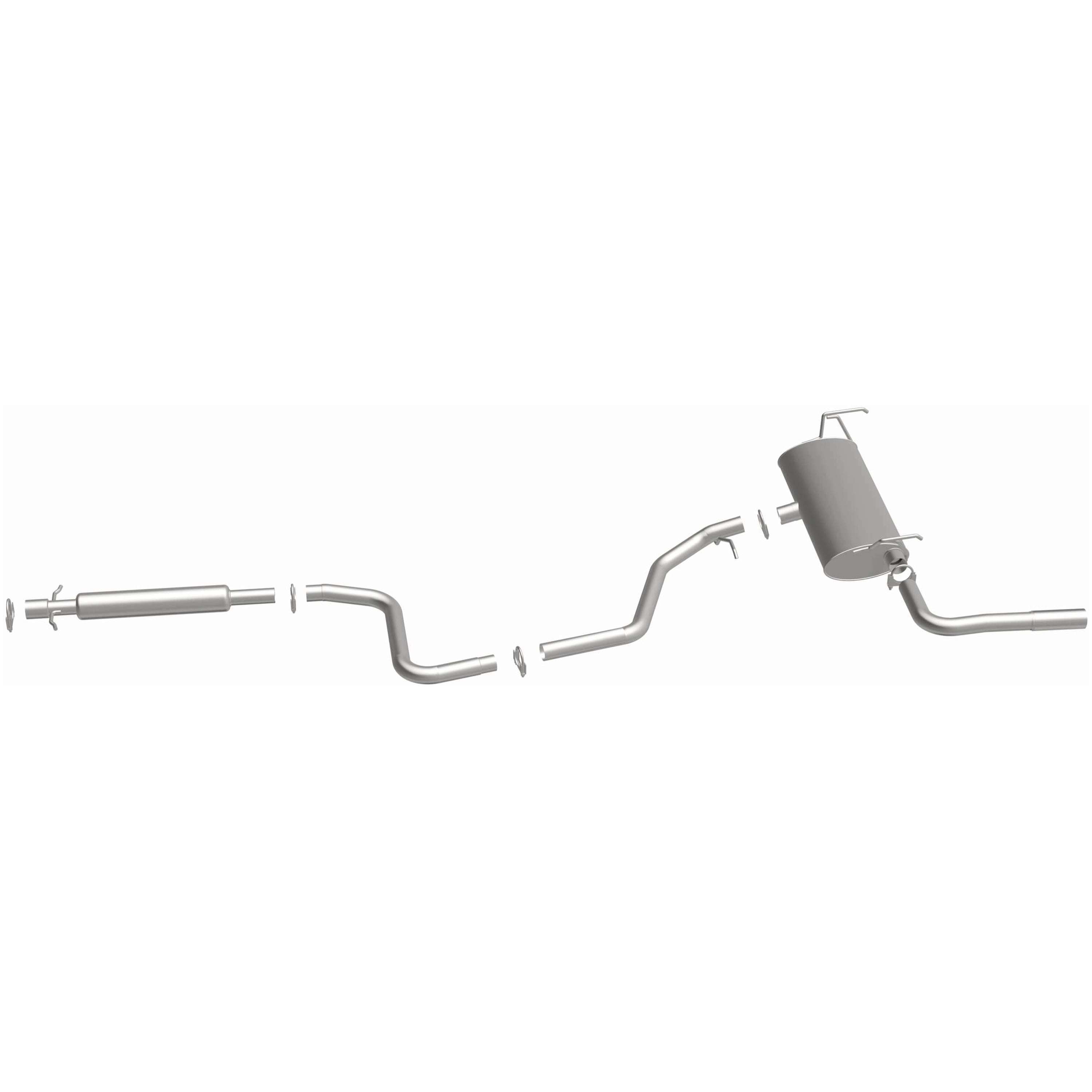 BRExhaust OE Replacement Exhaust System Kit 106-0259: Compatible with 2008-2012 Chevrolet Malibu 2.4L, 2008-2010 Chevrolet Malibu 3.5L, 2008-2009 Pontiac G6 2.4L, 2008-2009 Saturn Aura 2.4L