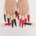 thumbnail image 4 of shenmeida 10Pcs Nail Claws False Nail Claw Cosplay Nail Finger Tips Party Halloween Prop Talon Finger Fingertip Claw Nails Halloween Props for Festival, 4 of 8