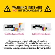 Sawgrass VersiFlex 70910 Ink Cyan - for VersiFlex Printer Only - Soft-Touch Infusible Ink for Professional Results on Fabric & Wood - Clean, Sharp Transfers - Decor, Gifts, T Shirts, Hats