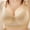 Beige, variant on Sakmal Wireless Bras for Older Women Bralette Full Coverage Beige Comfortable Bras for Women 3X