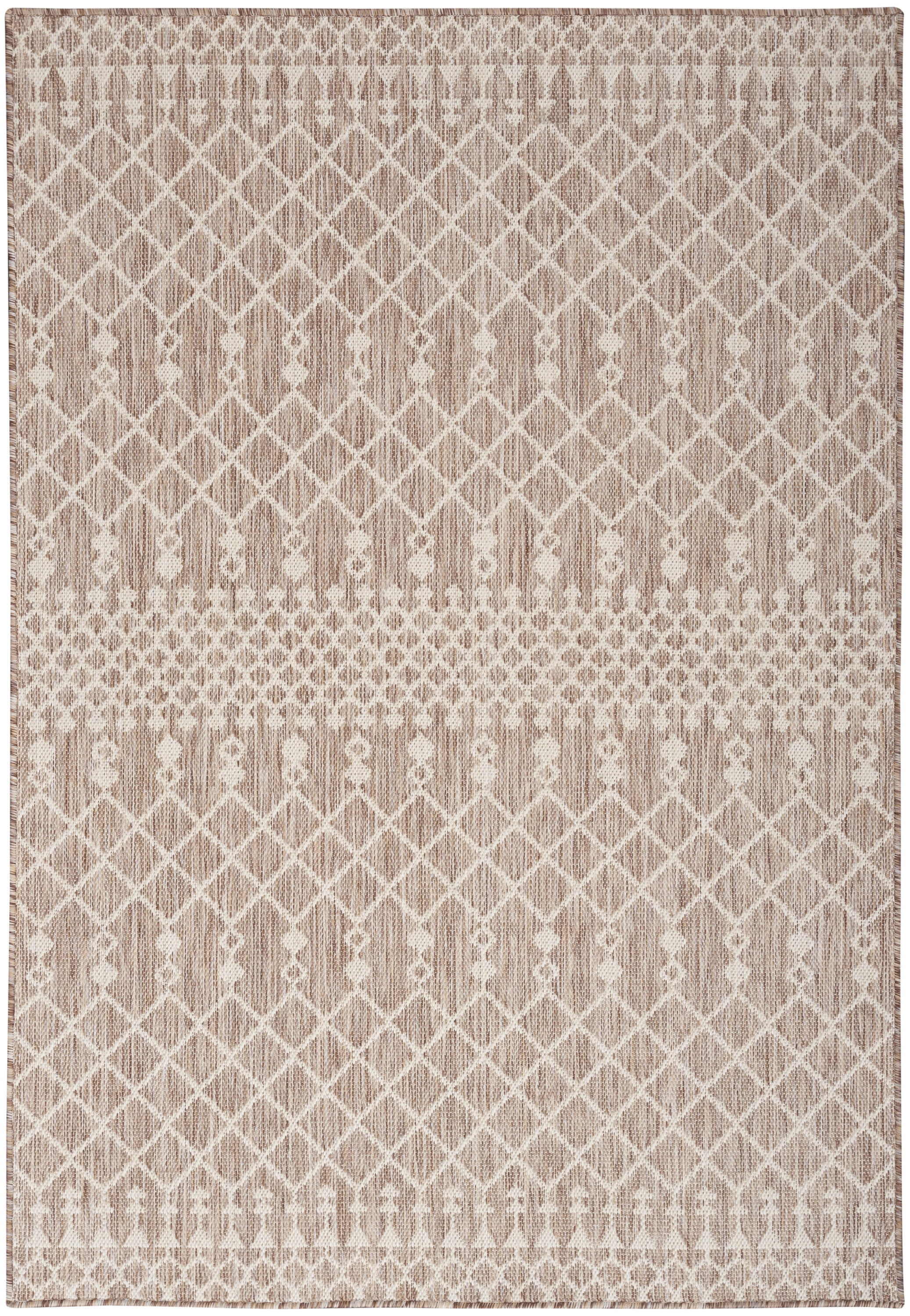 Nourison Positano Indoor/Outdoor Beige 5' x 7' Area Rug (5x7)