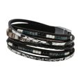 thumbnail image 4 of EHJRE Wrap Bracelet Decor Charm Fashion Birthday Gift Handcrafted Wristband Black, 4 of 9