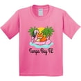 thumbnail image 3 of Inktastic Tampa Bay Florida Flamingo Youth T-Shirt, 3 of 5