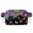 thumbnail image 6 of FOR U DESIGNS Butterfly Flower Boho Mandala Pattern Car Windshield Cover for Ice and Snow, Waterproof Car Windshield Snow Cover Vehicle Windshield Frost Cover Windshield Protector for SUVs Trucks, 6 of 6