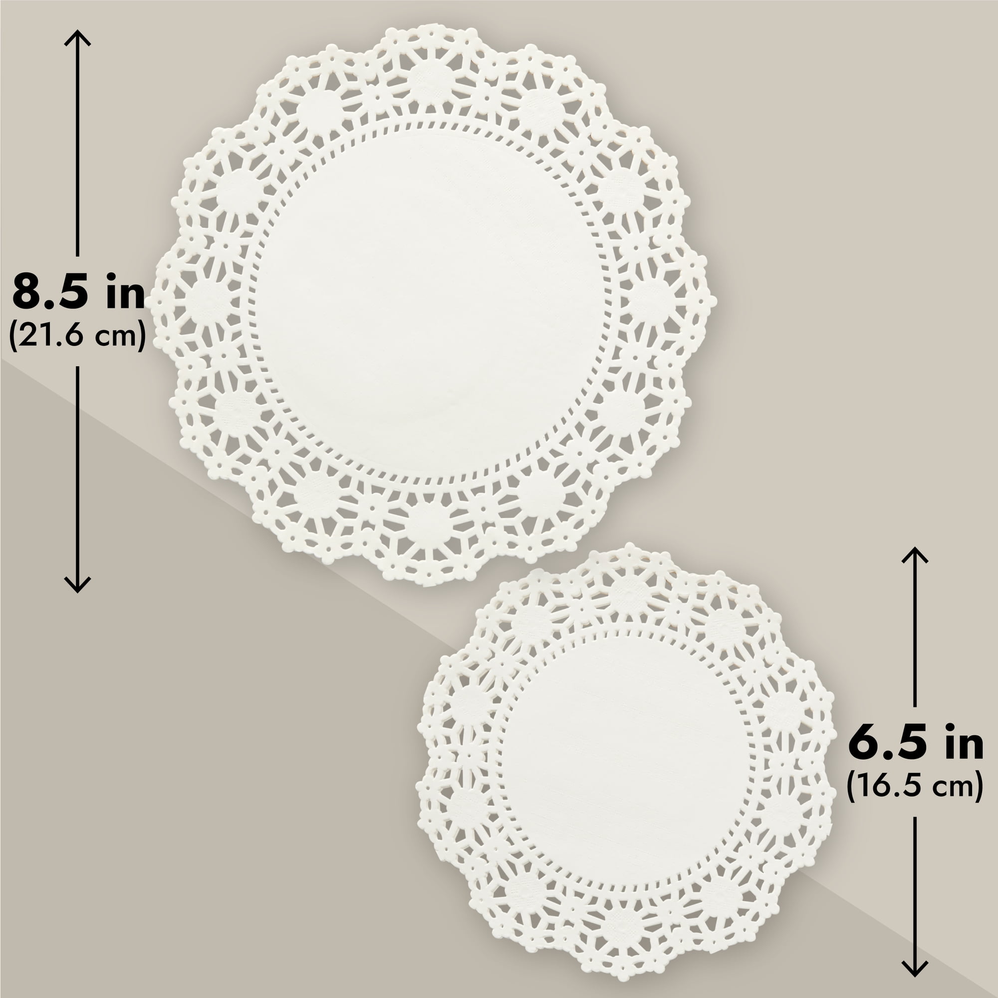 Assorted Sizes Food Greaseproof Lace Table Round Paper Doilies - China  Paper Doily and Paper Doilies price