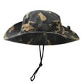 thumbnail image 3 of Baywell Men's Sun Camouflage Hat UPF 50+ Wide Brim Bucket Hat Windproof Fishing Hats, 3 of 5