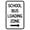 Color 4069, variant on School Bus Loading Zone (with arrow) School Signs Metal Sign Tin Sign 12x16 Inch - Caution Safety Warning Security Signs Indoor & Outdoor Signs for Home, Office, Work