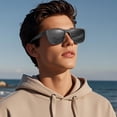 thumbnail image 2 of Gafas de sol polarizadas cuadradas UV400 MASDUN para hombres y mujeres, 2 of 7