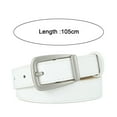 thumbnail image 6 of MEICHEN Belt for Women, Plain Buckle Belt Wide Belt with Pin Buckle Adjustable Faux Leather Waistband Pants Accessory, Fall Winter Fashion Accessories, 6 of 6