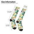 thumbnail image 5 of Balery Tropical Flowers Fun Novelty Socks Men'S Women'S Crew Socks Funny Crazy Novelty Socks Quirky And Cool Socks, 5 of 9
