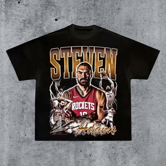 Vintage 90s Steven Adams Shirt Retro Classic Graphic Tee Bootleg Bestseller Unisex Sport Gift
