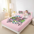 thumbnail image 3 of Erosebridal Football Games Theme Queen Sheet Sets,Soccer Sport Classic Geometric Plaid Kids Bed Set For Girls 4 Pieces, 3 of 6