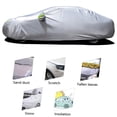 thumbnail image 4 of Car Cover Full Sedan Covers with Reflective Strip Sunscreen Protection Dustproof Scratch-Resistant Universal XXL, 4 of 6