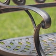 thumbnail image 6 of Atlanta Outdoor Cast Aluminum Dining Chairs, Set of 2, Shiny Copper, 6 of 11