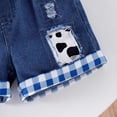 thumbnail image 4 of Gerichy Boys Summer Outfits Toddler Boys Short Sleeve Cartoon Animal Prints T Shirt Tops Shorts Child Kids Set&Outfits, 4 of 9