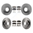 thumbnail image 1 of Transit Auto Front Rear Disc Brake Rotors and Semi-Metallic Pads Kit for Car 2002-2004 Pontiac Montana FWD with rear brakes K8F-100718, 1 of 11