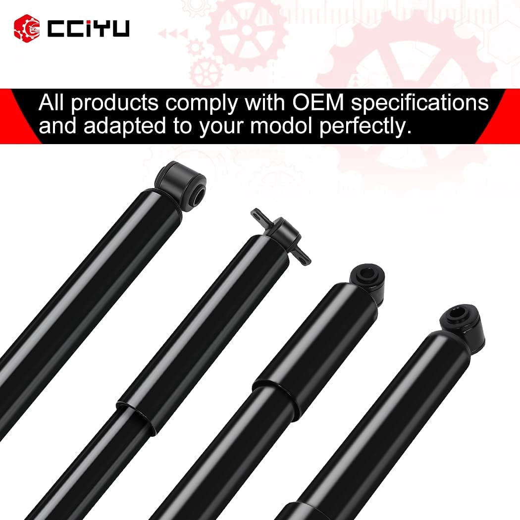 Shocks Front Rear,cciyu Shock Absorbers for 1995-2003 2004 2005 for Chevy Blazer,1982-2004 for Chevy S10,1996-2000 for Isuzu Hombre,1991-1994 1996 2001 for Oldsmobile Bravada Parts Struts (4pc Set)