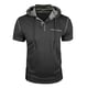 thumbnail image 5 of Ceisia Men's Slim Fit Contrast Hooded Henley Short Sleeve Shirt with Chest Pocket Gifts, 5 of 6