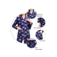thumbnail image 5 of GLOBAL 100% Cotton Comfy Flannel Pajamas for Women 2-Piece Warm and Cozy Pj Set of Loungewear Button Front Top Pants, 5 of 7