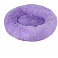 thumbnail image 1 of Cama para gatos, cojín mullido, lavable suave para perros y gatos (morado, 80 cm), Sunny, 1 of 5