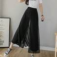 thumbnail image 3 of RKZDSR Pantalon Grand Long Décontracté Mode Femme Couleur Unie, 3 of 6