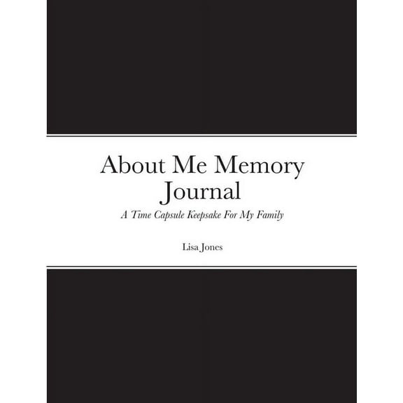 About Me Memory Journal (Paperback)