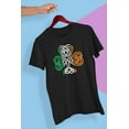 thumbnail image 5 of Old Glory Mens St. Patricks Day Shamrock Knot Short Sleeve Graphic T Shirt, 5 of 6
