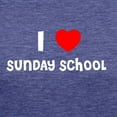 thumbnail image 3 of CafePress - I LOVE SUNDAY SCHOOL Black T Shirt - Womens Tri-blend T-Shirt, 3 of 4