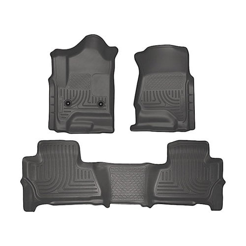 Husky Liners Front & 2nd Seat Floor Liners Fits 15-19 Tahoe/Yukon TAN 