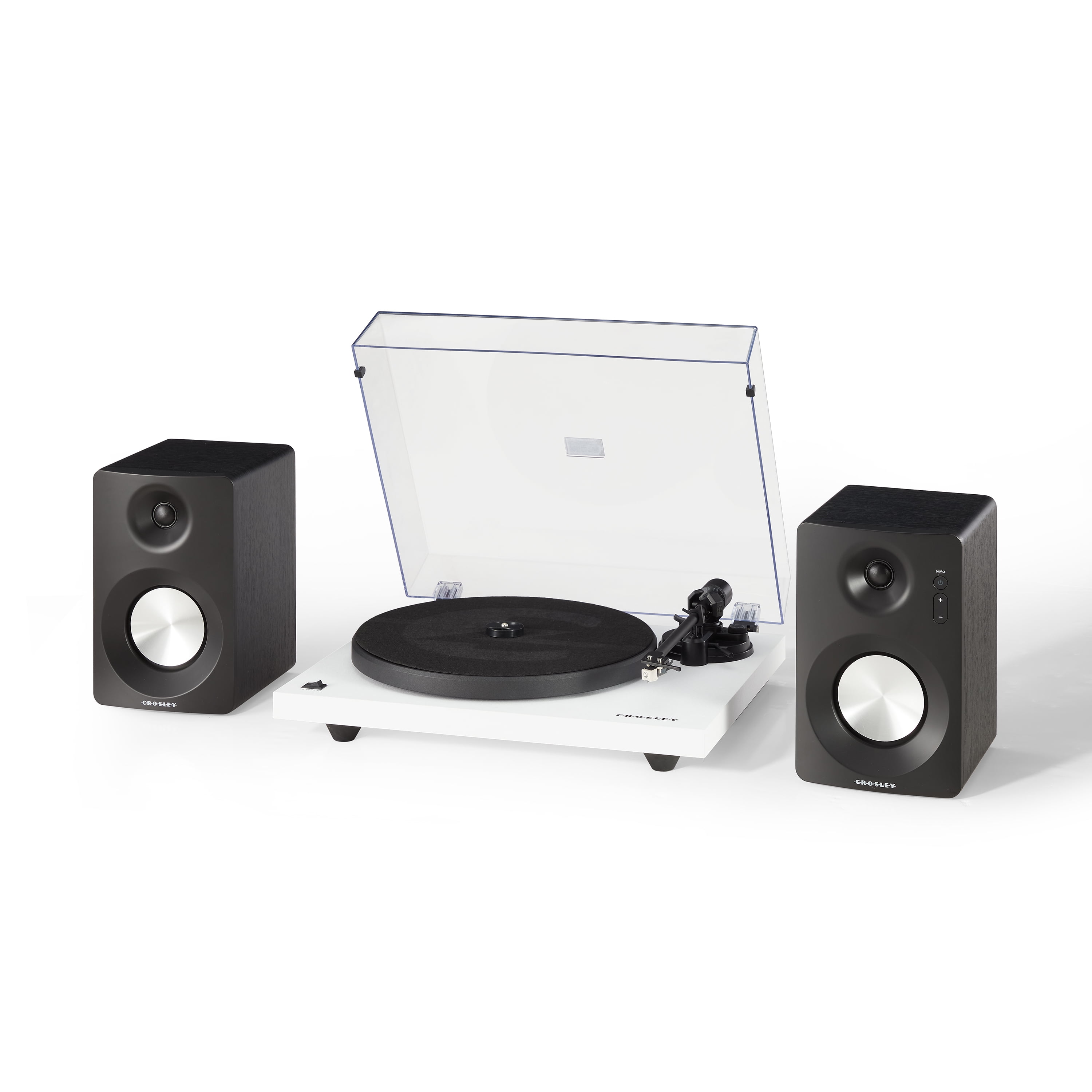 Crosley C6 Vinyl Record Player with Speakers and Wireless Bluetooth - Audio Turntables