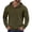 Army Green, variant on Uikmnh Men's Sweatshirts, Textured Pullover Hoodie Casual Solid Color Sweatshirt for Fall Winter Comfortable Warm Lined Jacket, Hoodies for Men,XL