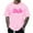 Pink, variant on Family Matching Birthday Party Crewneck Tees with Funny Graphic Print Comfortable Casual Shirts for Men and Women