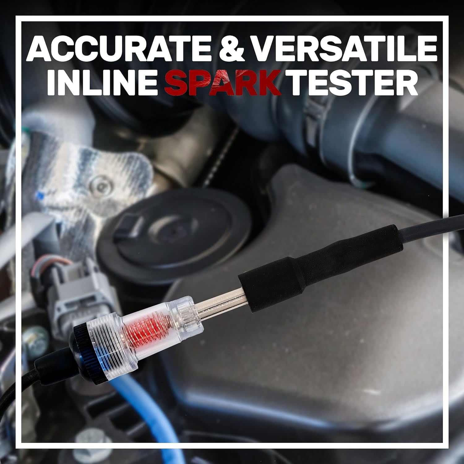 Spark Tester, Plug Engine Ignition Tester, 6-12 Volt Fool-Proof – Pick Up Coil/Armature Diagnostic Detector Tool – for Automotive, Car Lawnmower Small & Big Internal/External Engines 2 Pcs