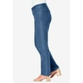 thumbnail image 6 of Roaman's Women's Plus Size Tall Invisible Stretch Iconic Straight-Leg Jean, 6 of 6