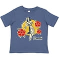 thumbnail image 3 of Inktastic Retro Hula Girl Girls Toddler T-Shirt, 3 of 5