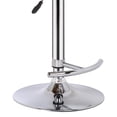 thumbnail image 2 of Armen Living Seattle Adjustable Faux Leather Bar Stool in Black, 2 of 6