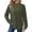 #01 Army Green, variant on Oversized Casual Sweatshirt for Women Crew Neck Soft Long Sleeve Cozy Pullover Top for Fall Winter Daily Outfits,L,Wine