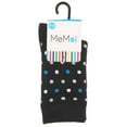 thumbnail image 6 of MeMoi Boys Colorful Dot-Patterned Cotton-Rich Crew Sock - Boys - Male, 7 8, Black, 6 of 7
