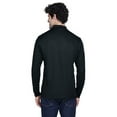 thumbnail image 2 of CORE365 88192 Men's Pinnacle Performance Long Sleeve Piqué Polo-Black-XL, 2 of 3