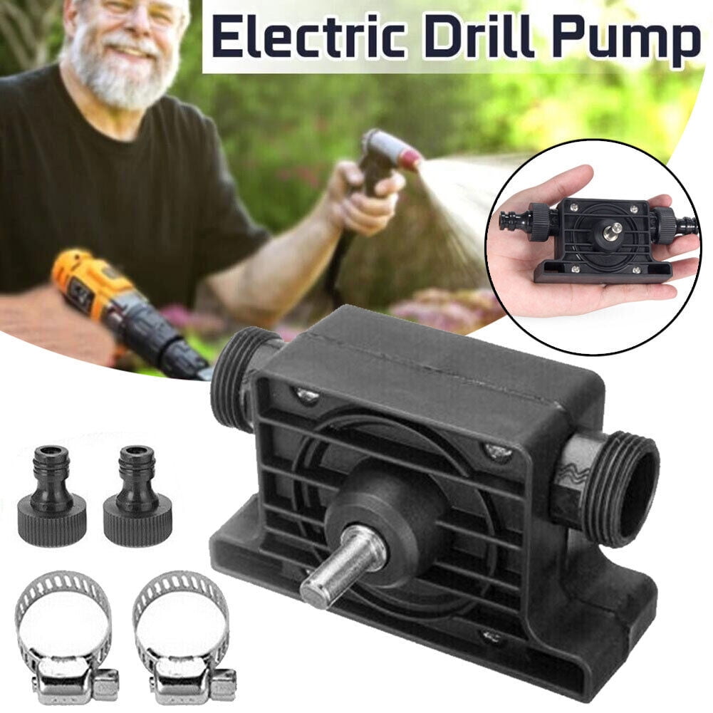 TASHHAR Electric Drill Pump for Water Oil Fluid Small Transfer Pumps