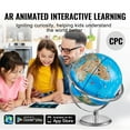 thumbnail image 2 of KFFKFF 10"/254mm Educational Interactive AR World Globe App For Kids, Ideal Gift for Boys & Girls, 2 of 9