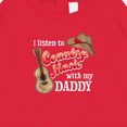 thumbnail image 3 of Inktastic I Listen to Country Music with My Daddy Guitar and Hat Baby Sweatshirt, 3 of 4