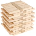 thumbnail image 1 of 600 pieces wooden popsicle sticks, wooden sticks for handicrafts Stirring wooden sticks for ice cream wooden stick sticks, wooden spatula wax wooden spatula DIY craft wood craft, 1 of 7